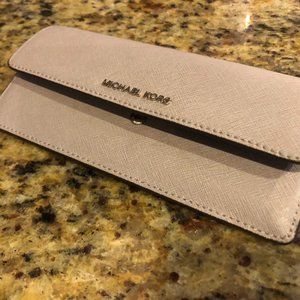 Michael Kors Wallet Silver Gray Thin